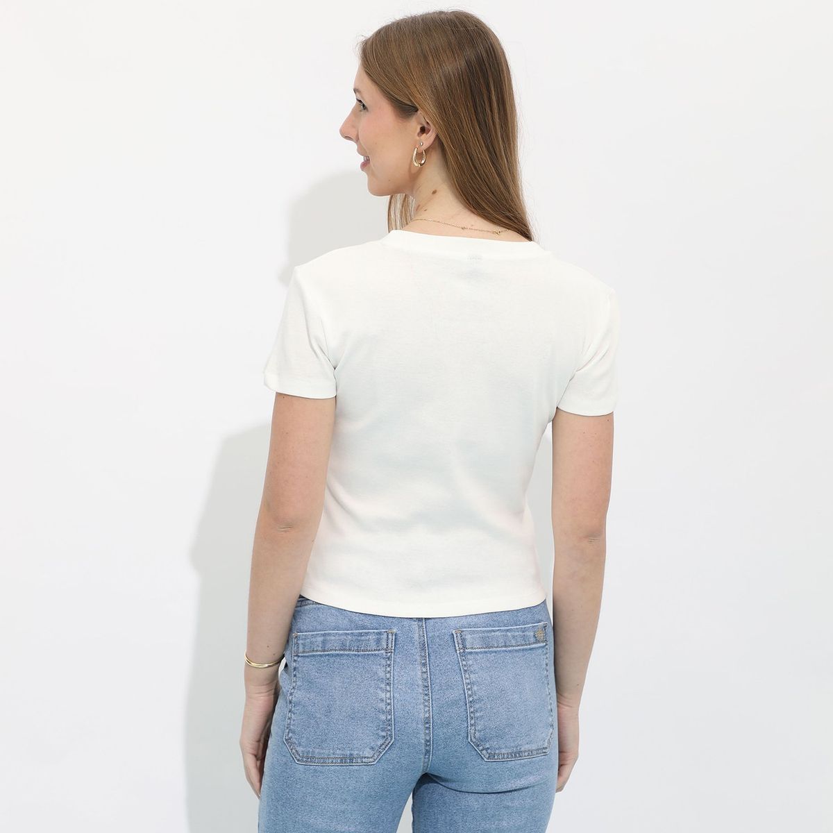 AMERICAN ABBEY - Polo Manga Corta 100% Algodón Mujer American Abbey