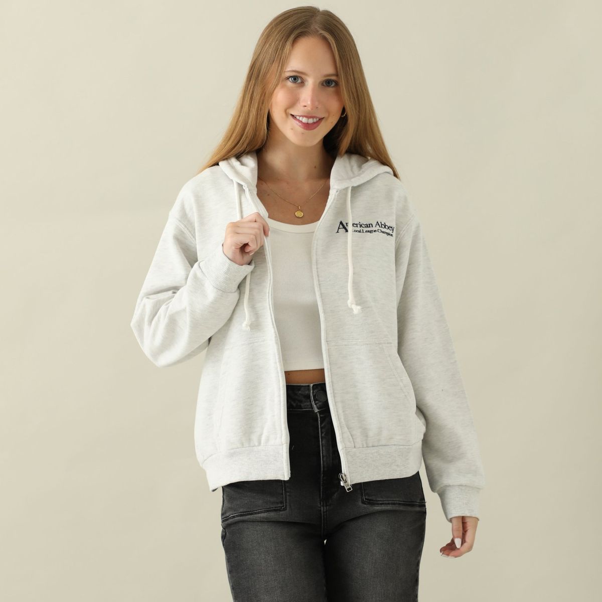 AMERICAN ABBEY - Polera Algodón Mujer American Abbey