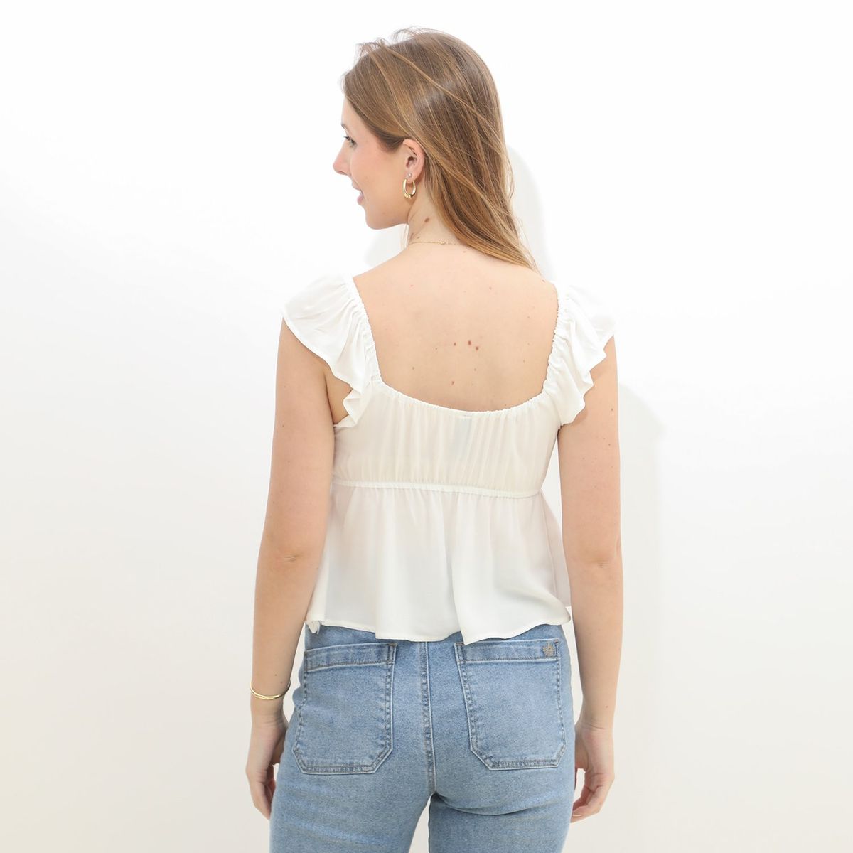 AMERICAN ABBEY - Blusa Manga Corta Mujer American Abbey