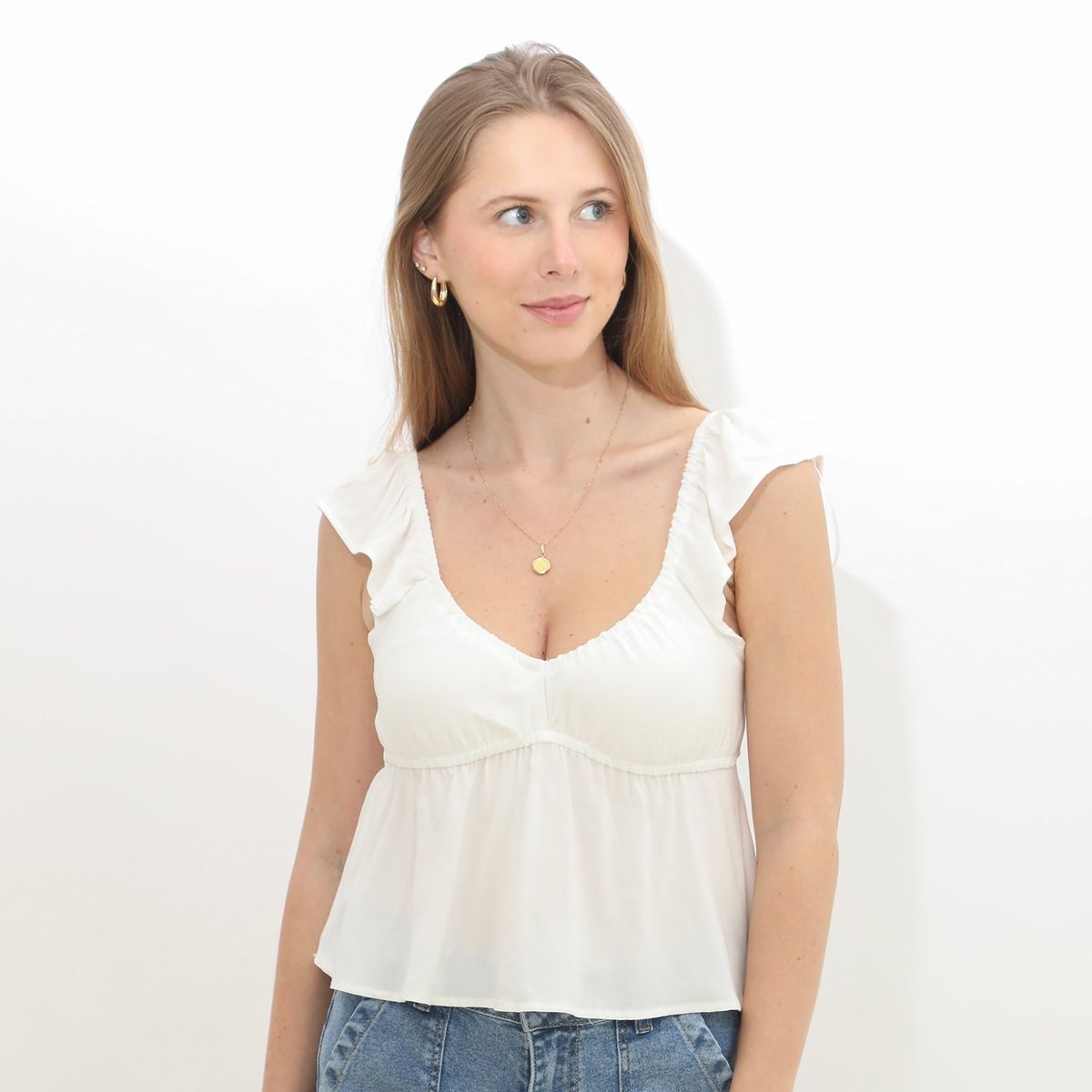 AMERICAN ABBEY - Blusa Manga Corta Mujer American Abbey