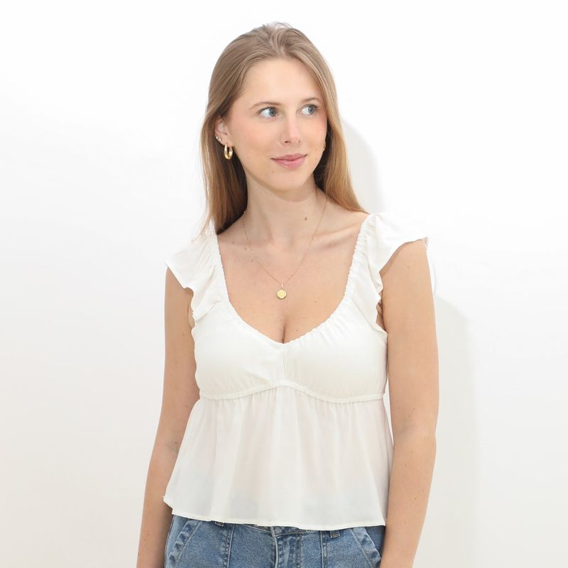 AMERICAN ABBEY - Blusa Manga Corta Mujer American Abbey