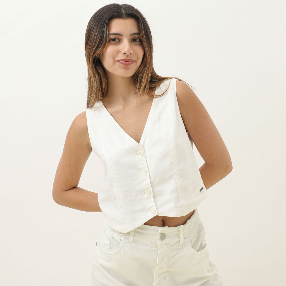 AMERICAN ABBEY - Chaleco Casual Mujer American Abbey