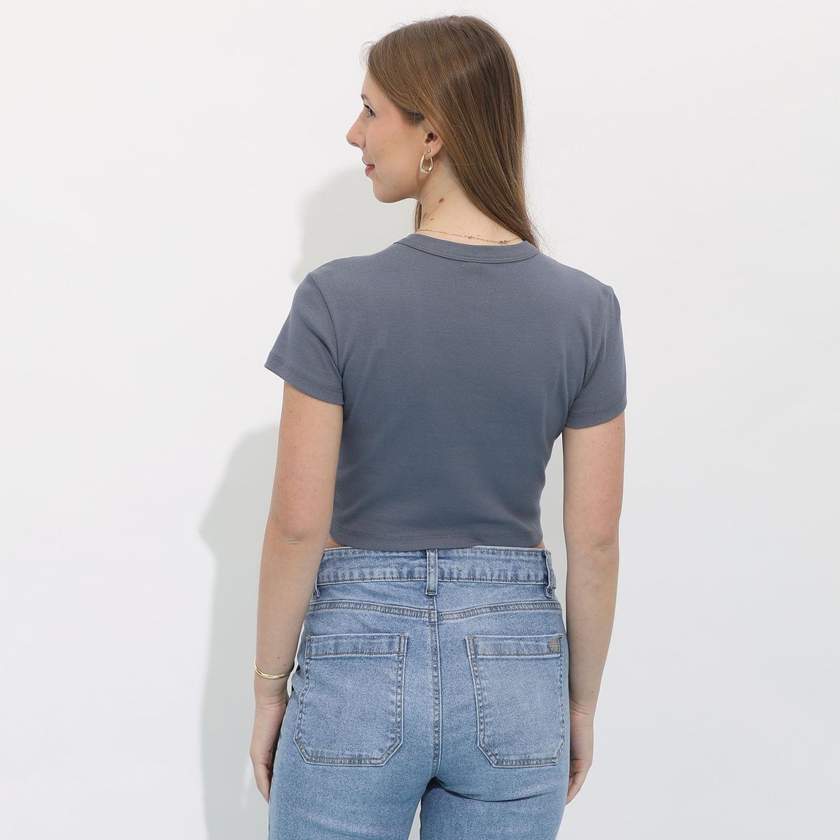 AMERICAN ABBEY - Polo Manga Corta 100% Algodón Mujer American Abbey