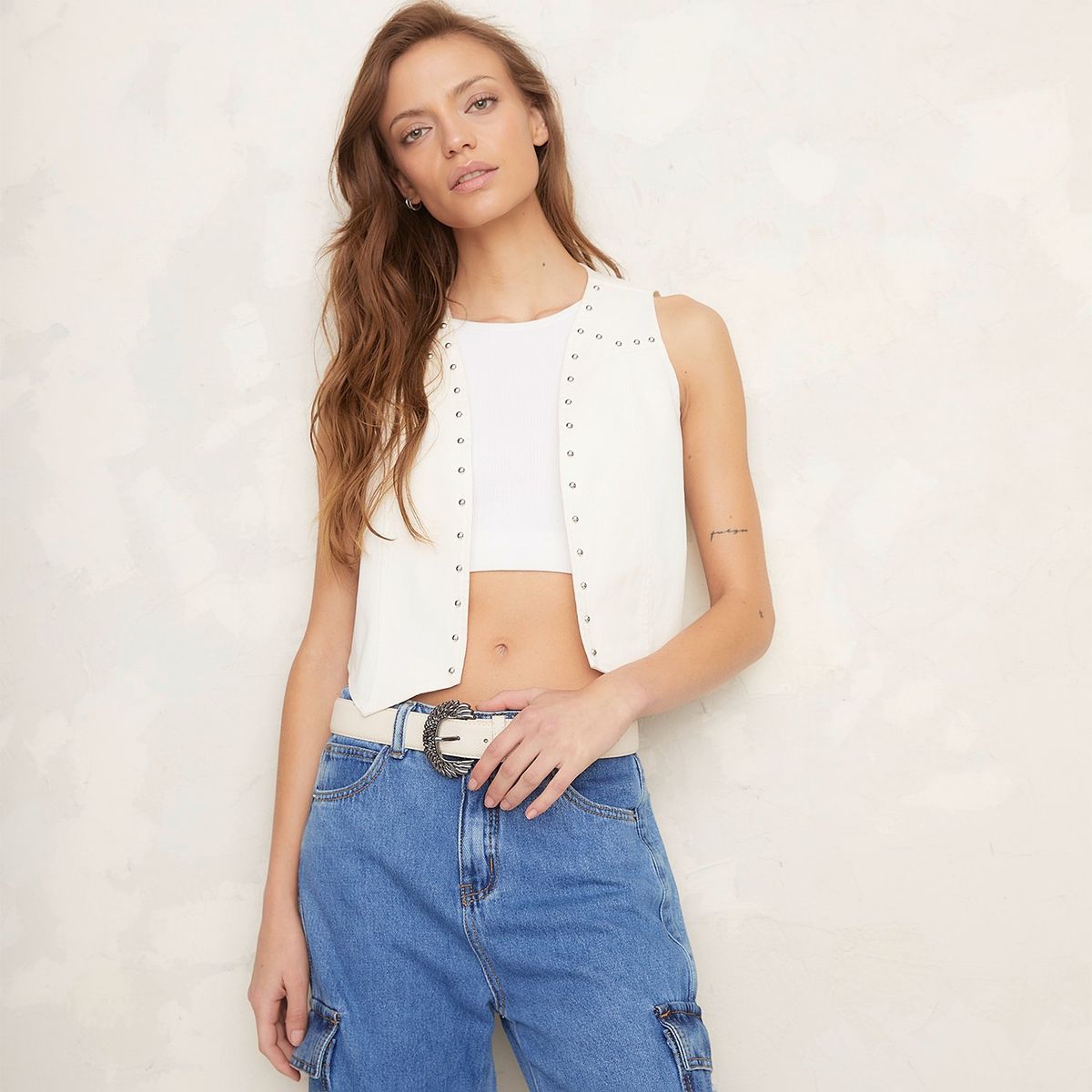 DENIMLAB - Chaleco Algodón Mujer Denimlab