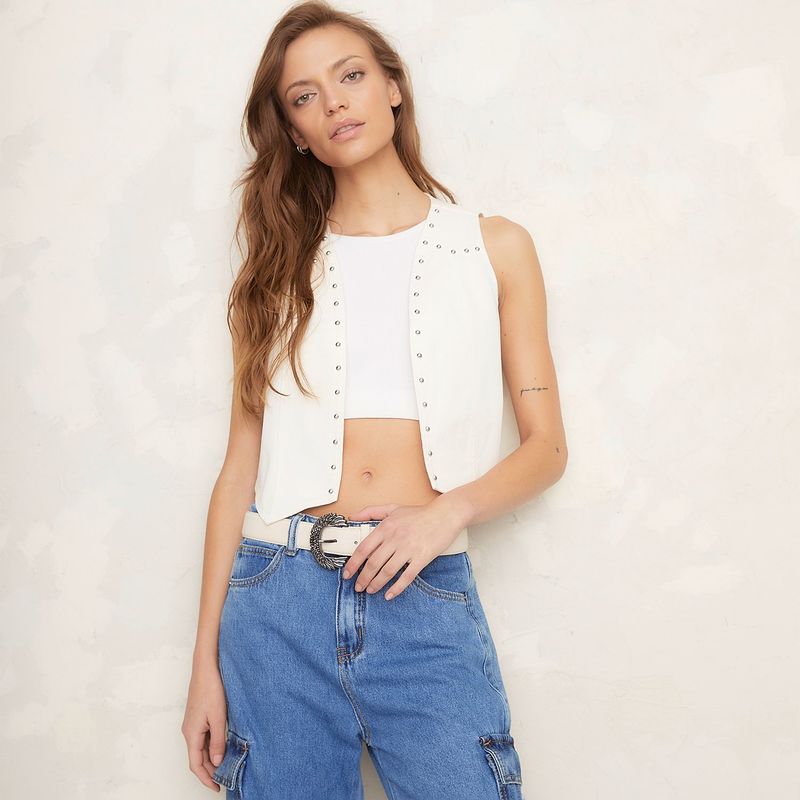 DENIMLAB - Chaleco Algodón Mujer Denimlab