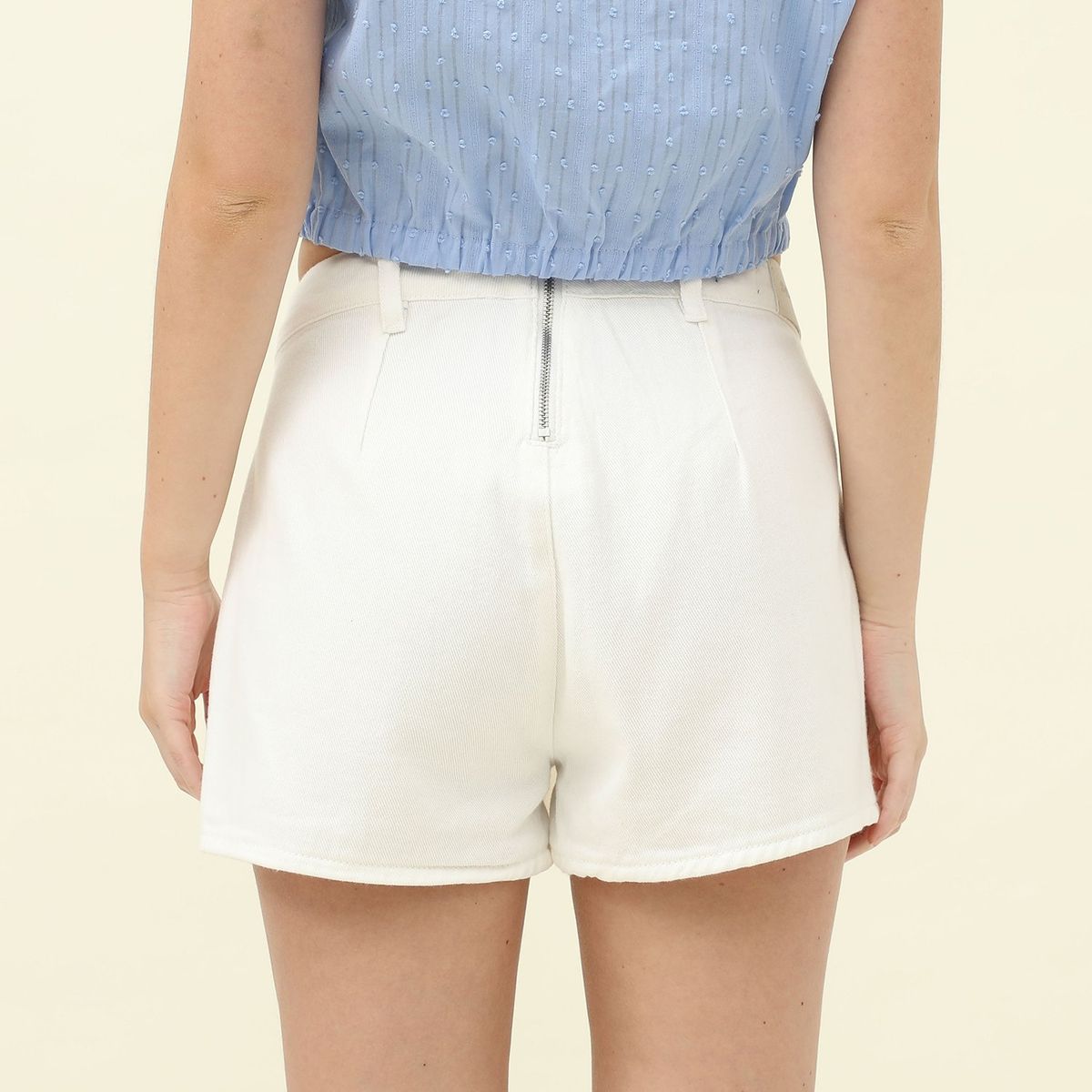 SYBILLA - Falda Corta 100% Algodón Mujer Sybilla