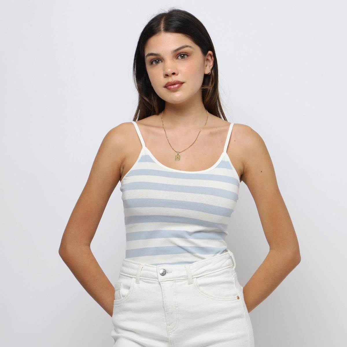 SYBILLA - Polo Sin Mangas Algodón Mujer Sybilla