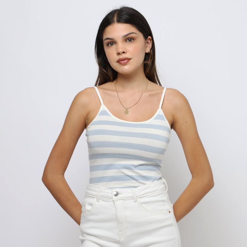 SYBILLA - Polo Sin Mangas Algodón Mujer Sybilla