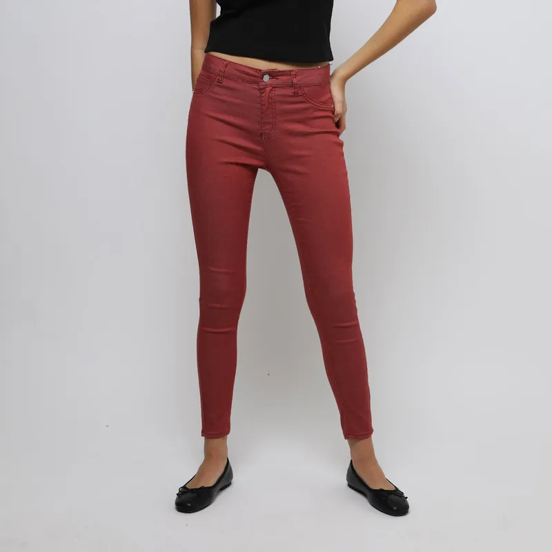 SYBILLA - Jean Skinny Tiro Medio Mujer Sybilla