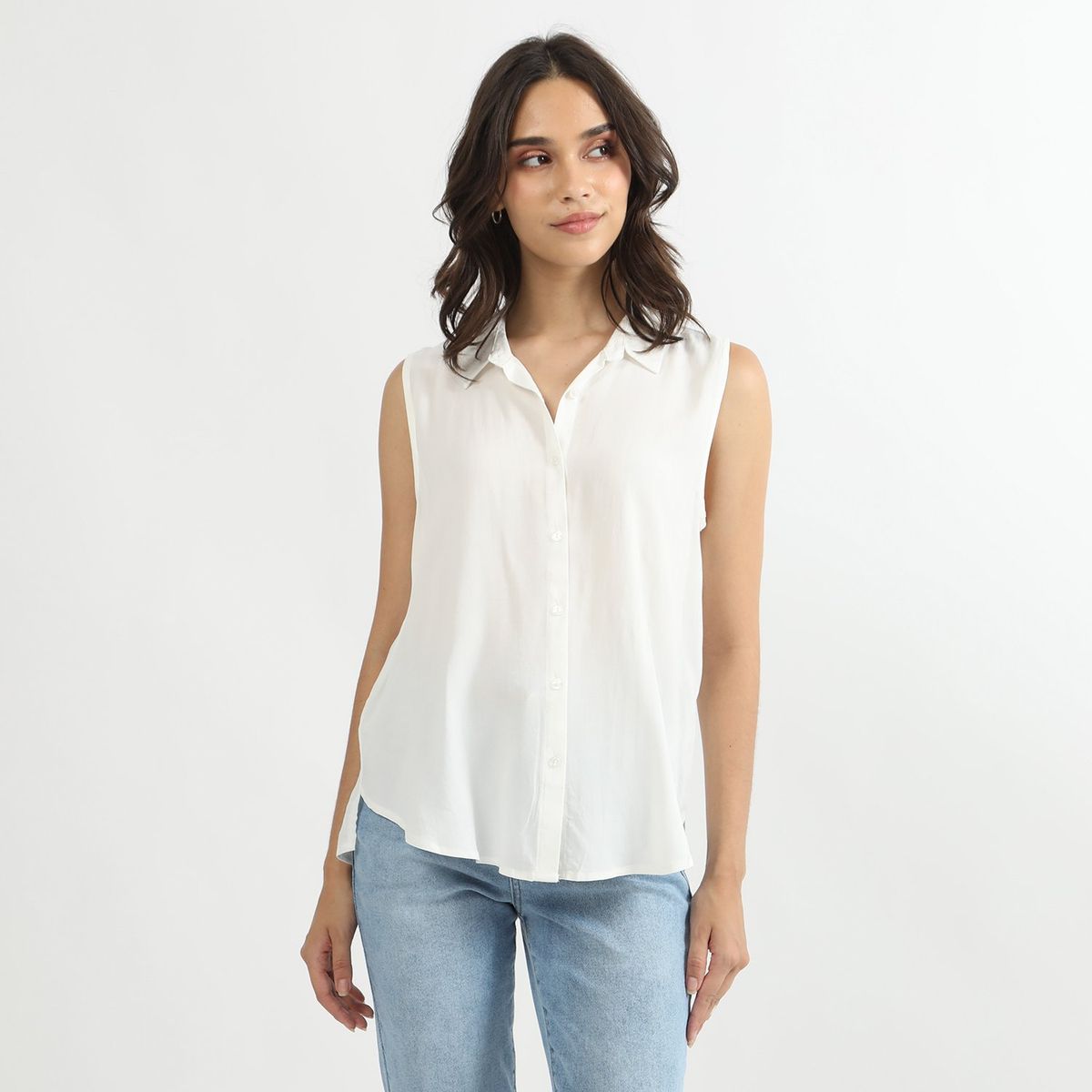 SYBILLA - Blusa Sin Mangas Mujer Sybilla