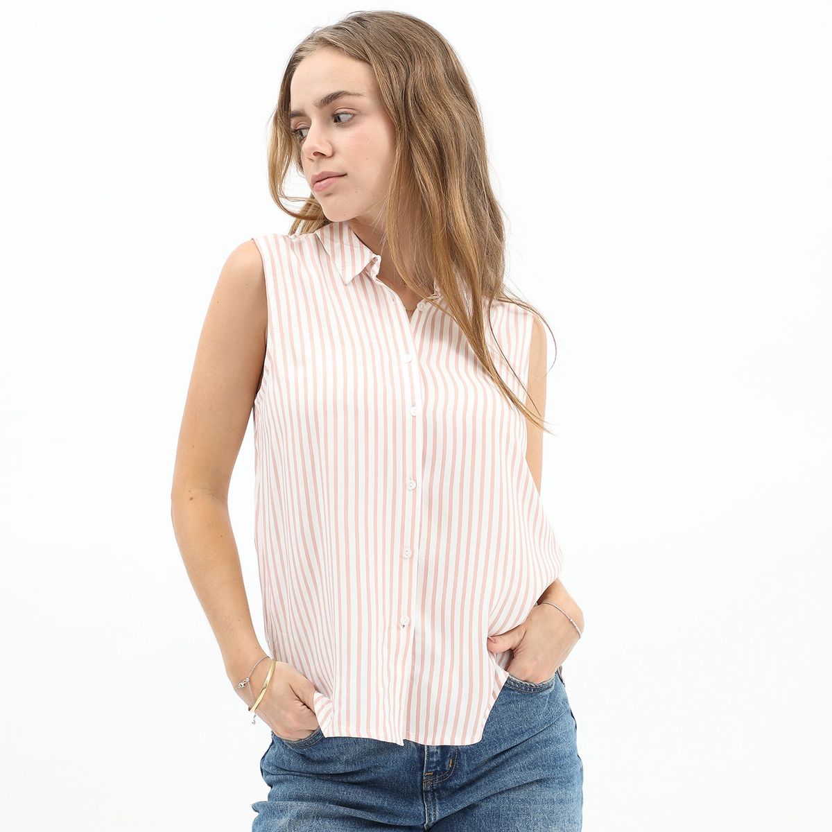 SYBILLA - Blusa Sin Mangas Mujer Sybilla