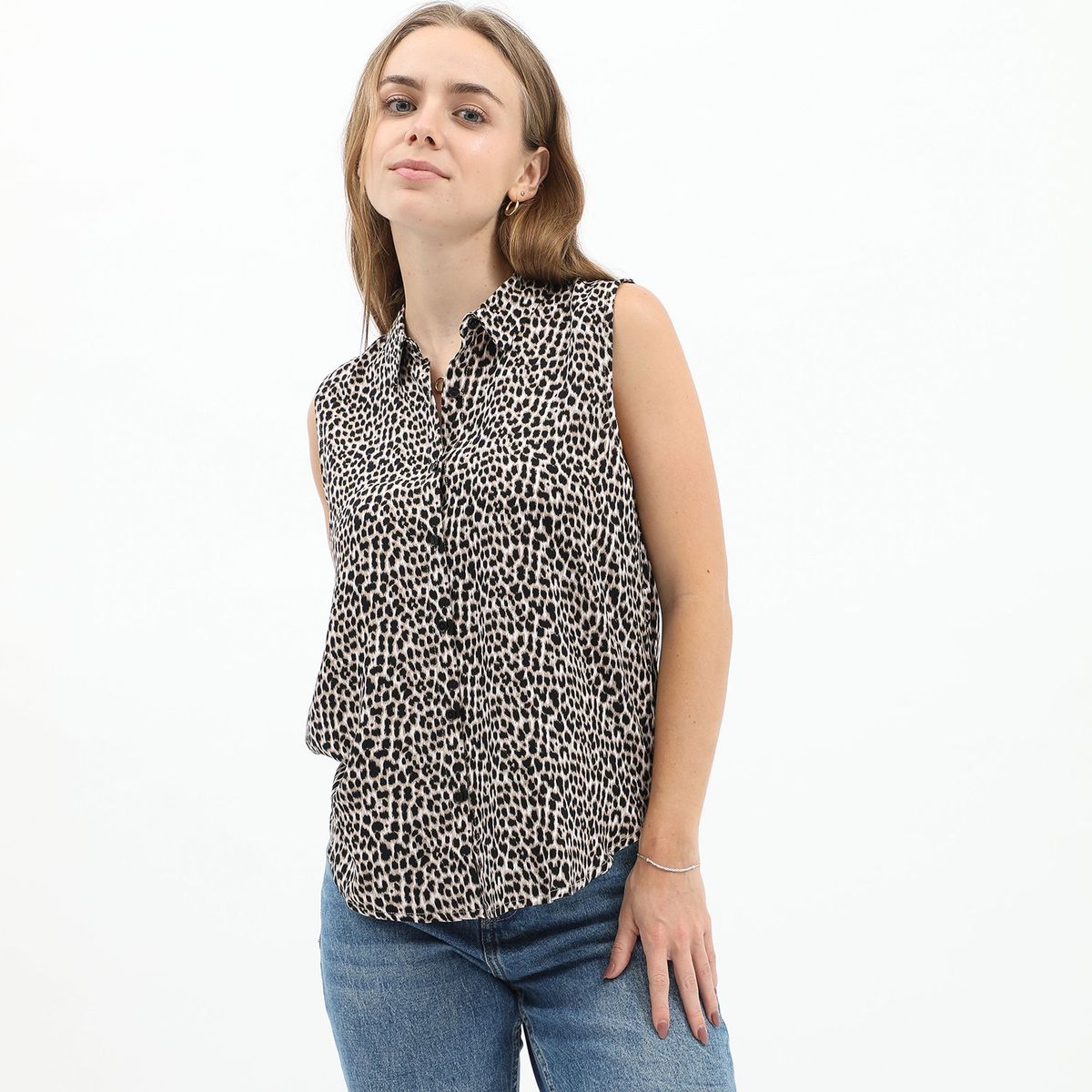 SYBILLA - Blusa Sin Mangas Mujer Sybilla