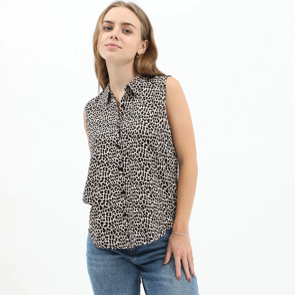 SYBILLA - Blusa Sin Mangas Mujer Sybilla