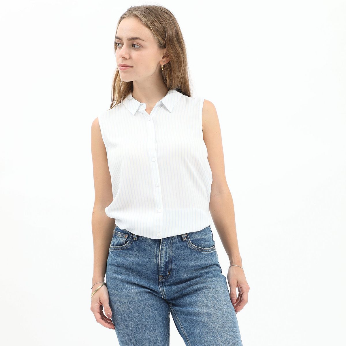 SYBILLA - Blusa Sin Mangas Mujer Sybilla