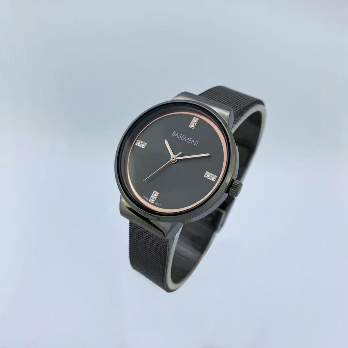 BASEMENT - Reloj Metal Gris Mujer Basement