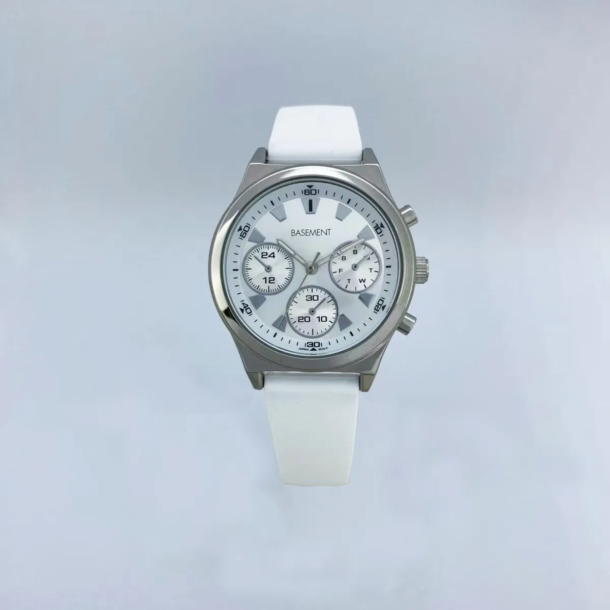 BASEMENT - Reloj Resina Mujer Blanco Basement