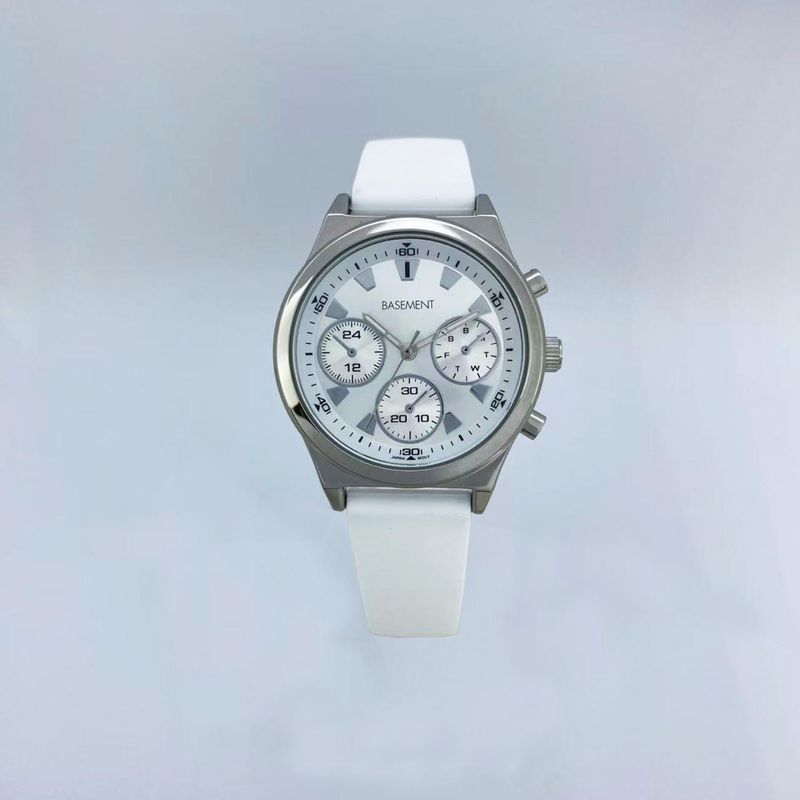 BASEMENT - Reloj Resina Mujer Blanco Basement