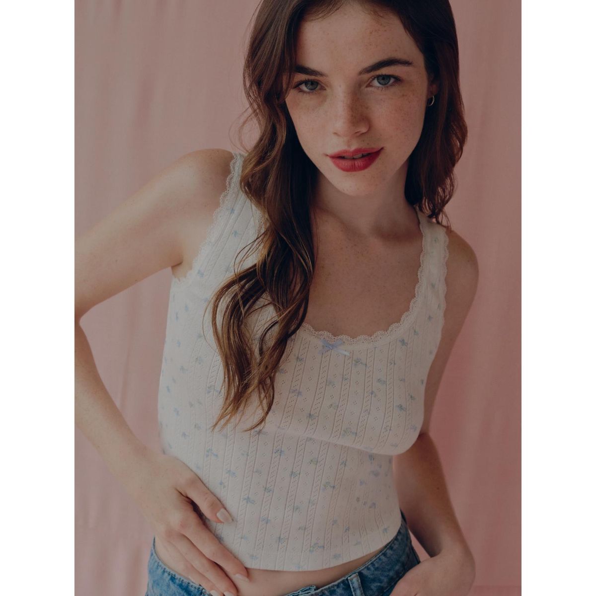 SYBILLA - Polo Sin Mangas 100% Algodón Mujer Sybilla