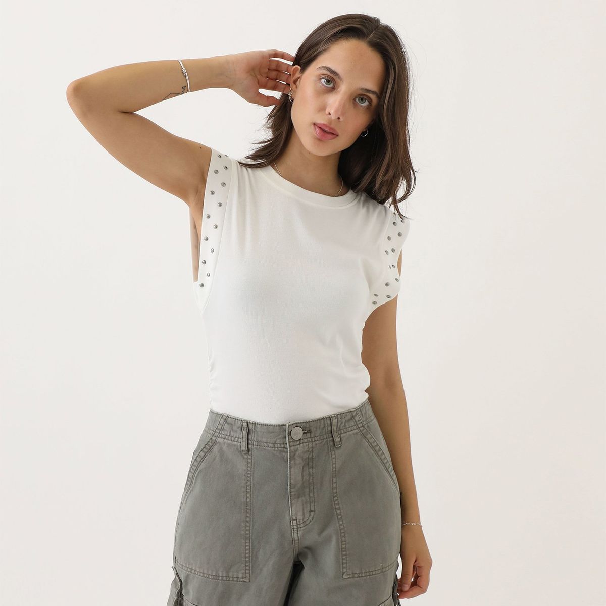 DENIMLAB - Polo Sin Mangas Mujer Denimlab