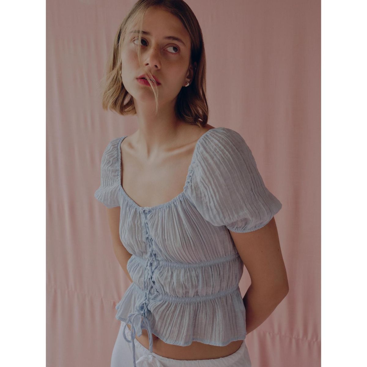 SYBILLA - Blusa Manga Corta Mujer Sybilla