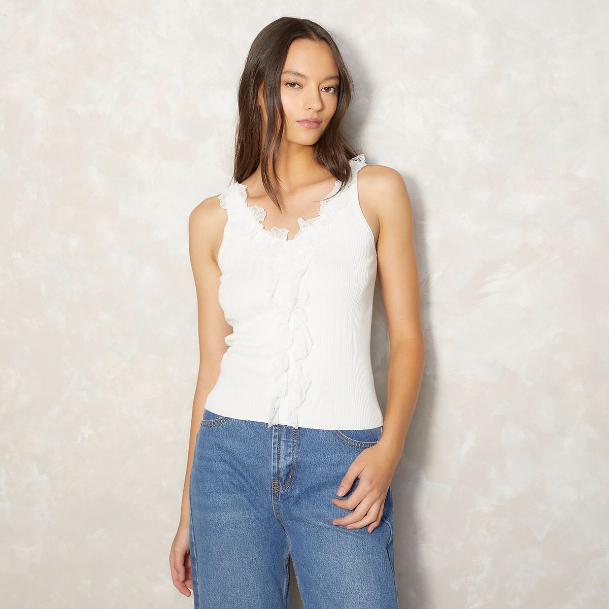 SYBILLA - Peto Sybilla Sin Mangas Algodón Mujer