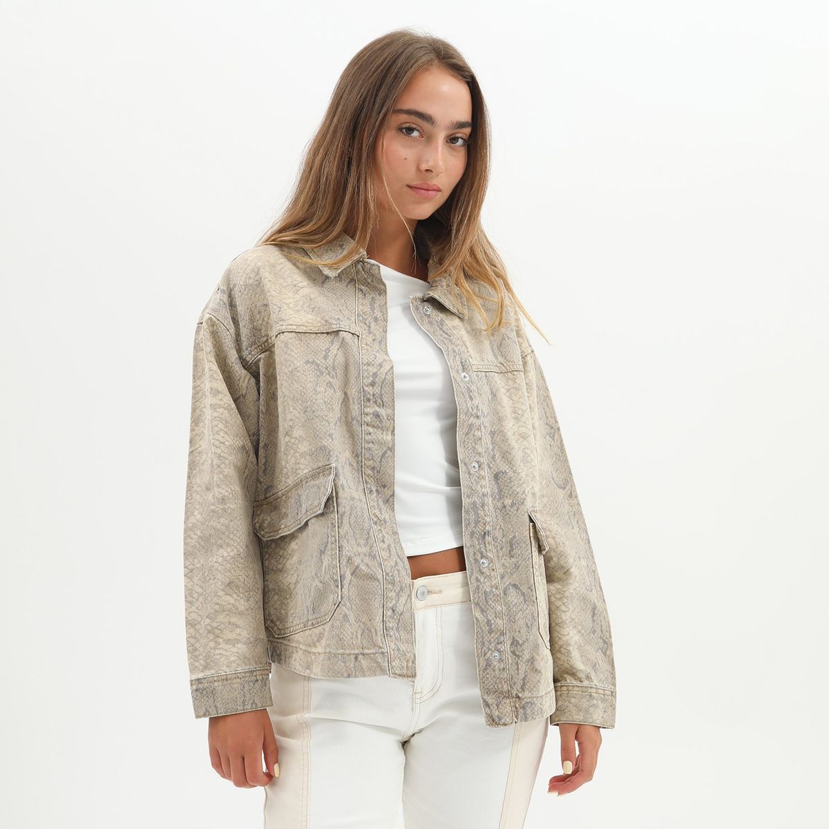 DENIMLAB - Sobrecamisa 100% Algodón Mujer Denimlab