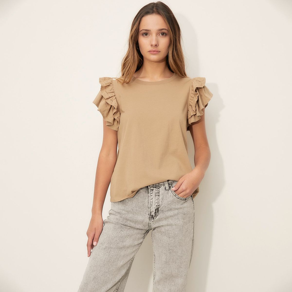 SYBILLA - Polo Sybilla Manga Corta Algodón Mujer Casual