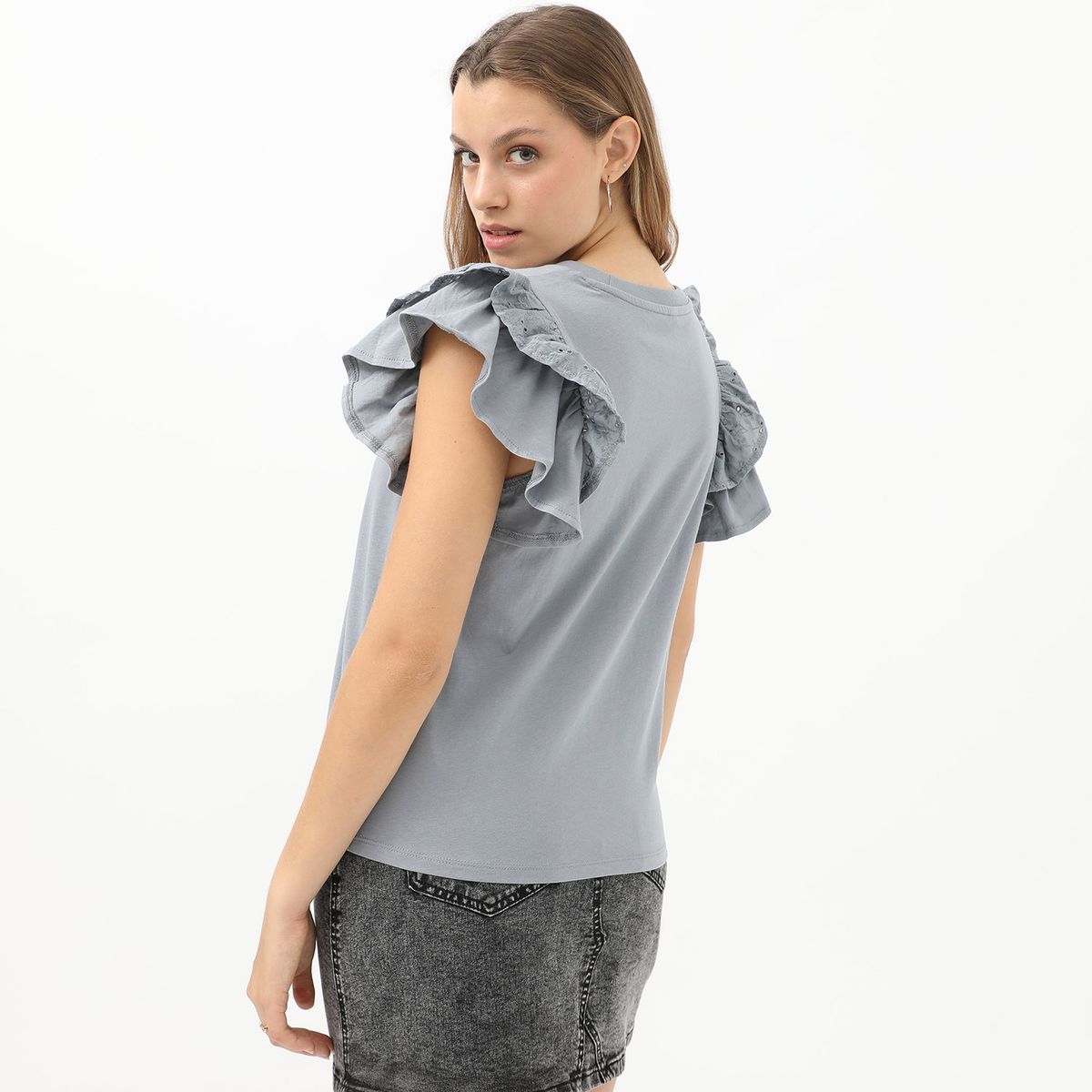 SYBILLA - Polo Sybilla Manga Corta Algodón Mujer Casual