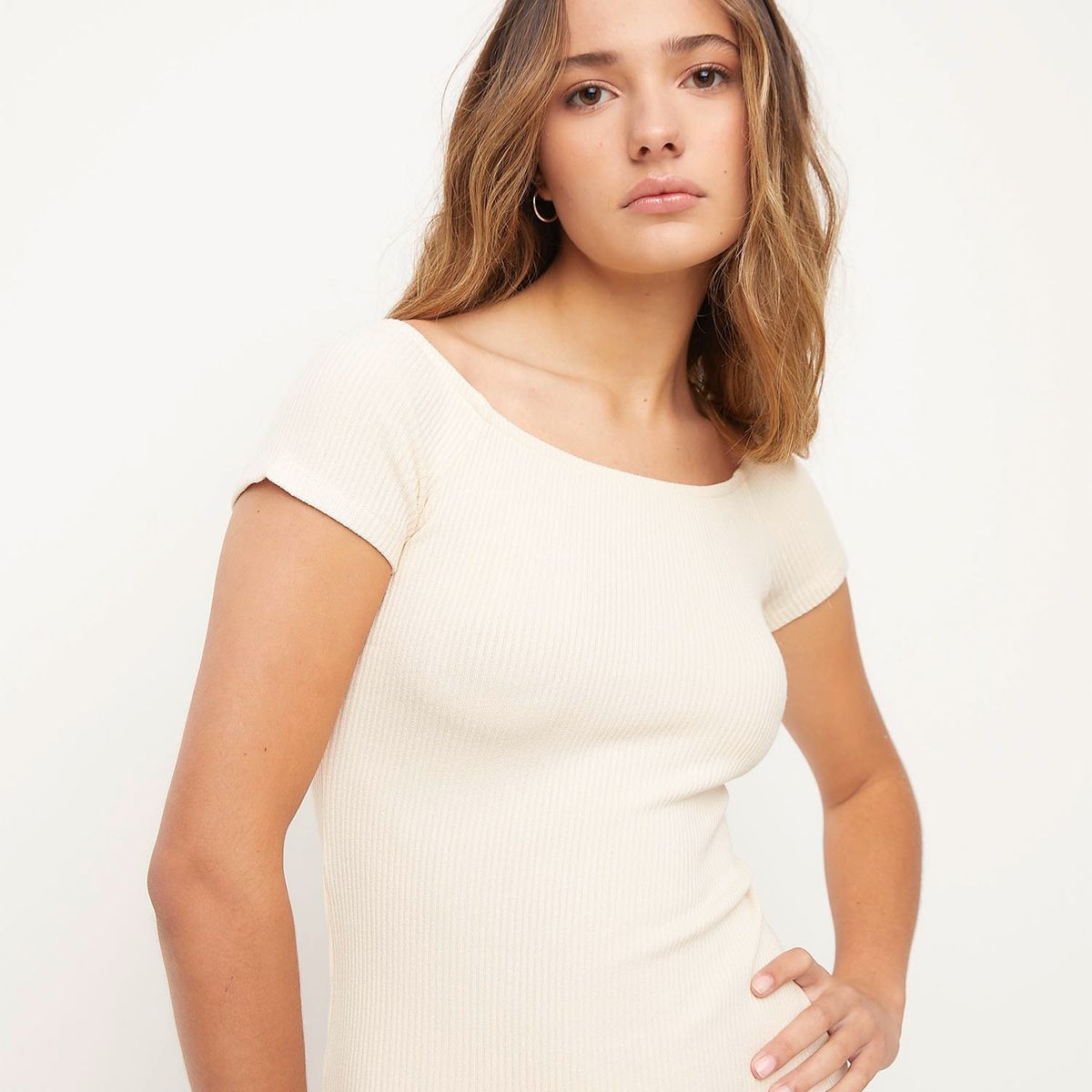 SYBILLA - Vestido Manga Corta Mujer Sybilla