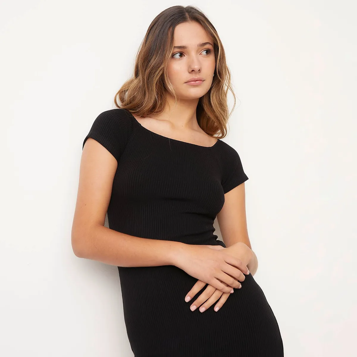 SYBILLA - Vestido Manga Corta Mujer Sybilla