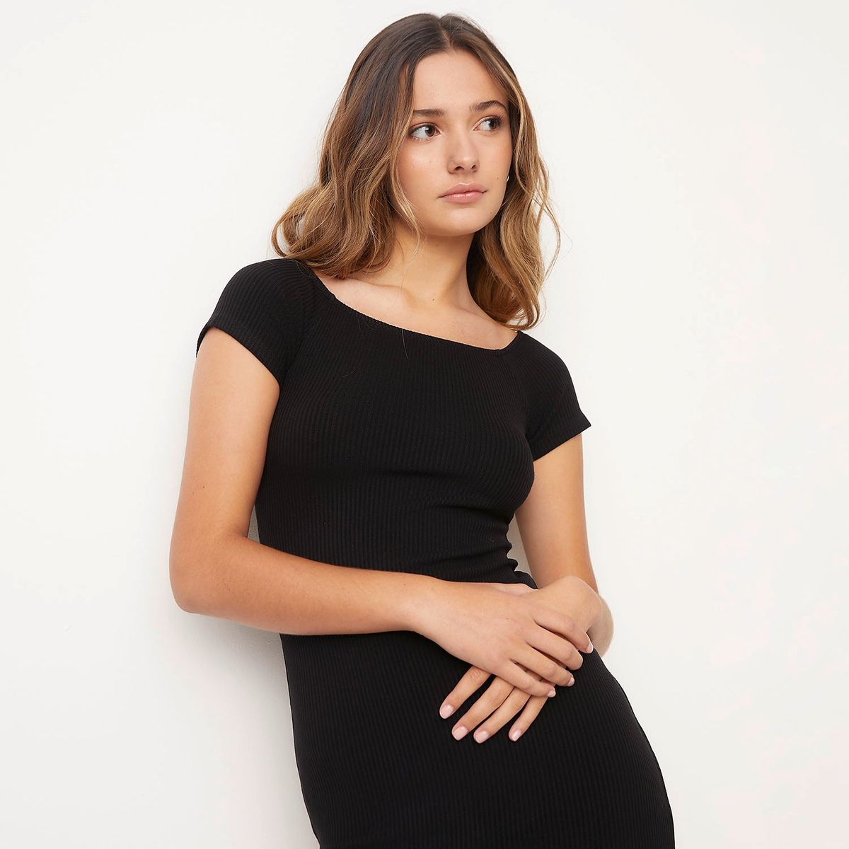 SYBILLA - Vestido Manga Corta Mujer Sybilla