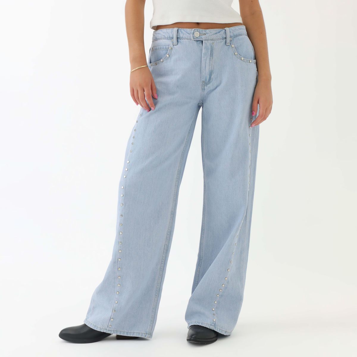 DENIMLAB - Jean Wide Casual Mujer Denimlab