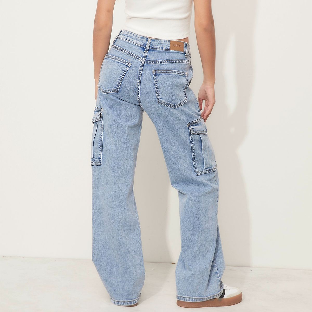 SYBILLA - Pantalón Algodón Mujer Sybilla