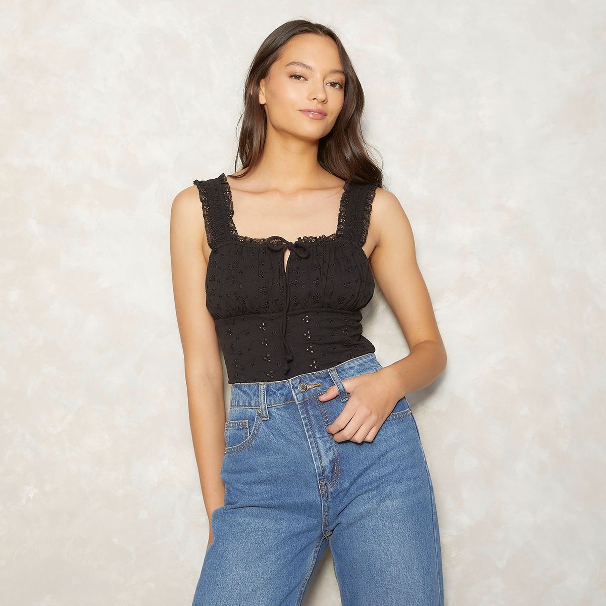 SYBILLA - Polo Sin Mangas Algodón Mujer Sybilla