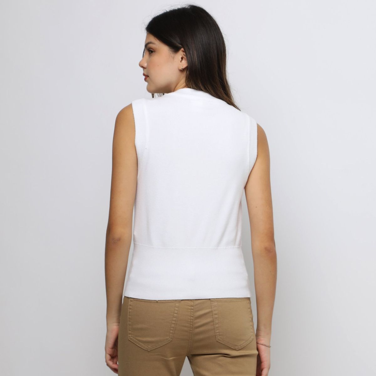 SYBILLA - Chompa Sin Mangas Mujer Sybilla