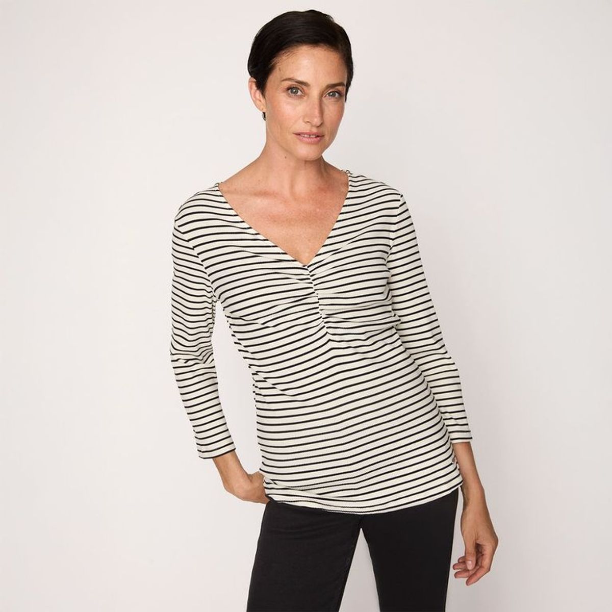 NEWPORT - Polo Newport Manga 3/4 Algodón Mujer Casual