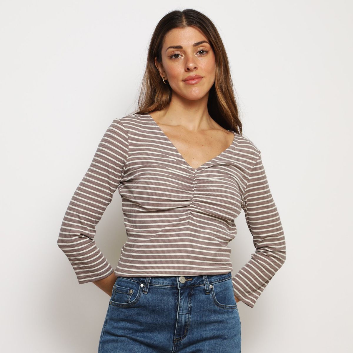 NEWPORT - Polo Newport Manga 3/4 Algodón Mujer Casual