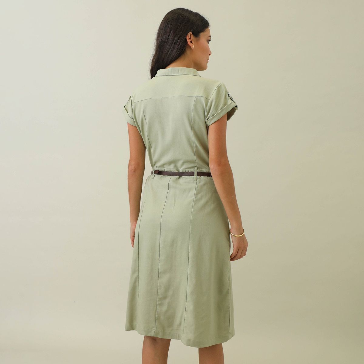 APOLOGY - Vestido Corto Lino Mujer Apology