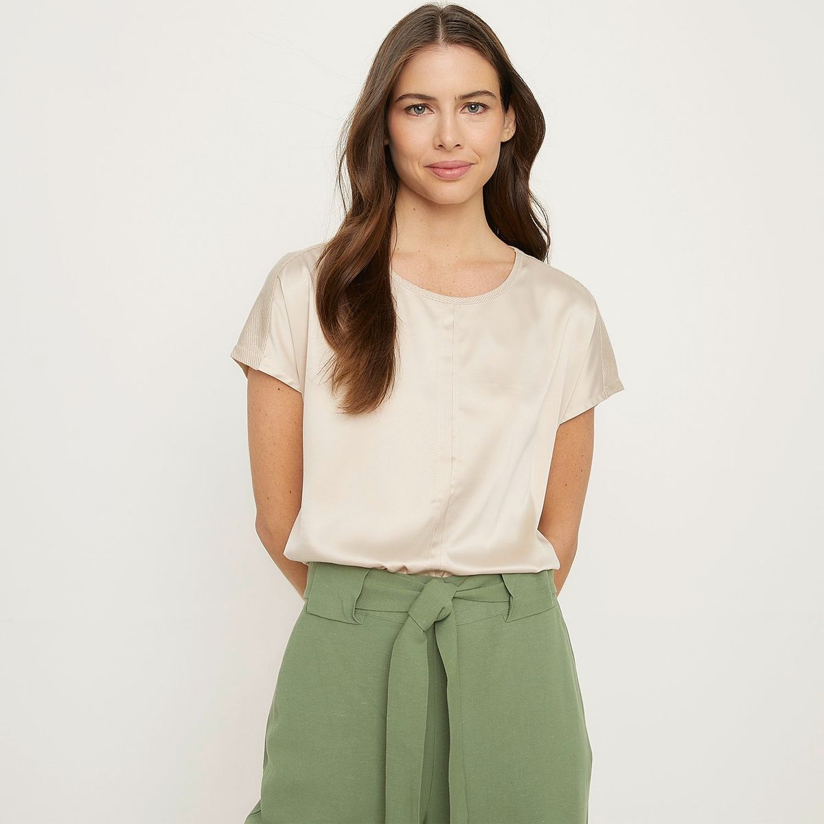 APOLOGY - Blusa Manga Corta Casual Mujer Apology