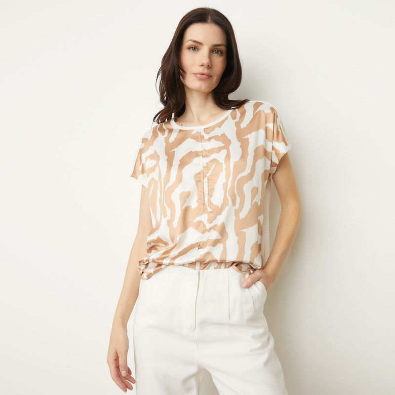 APOLOGY - Blusa Manga Corta Casual Mujer Apology