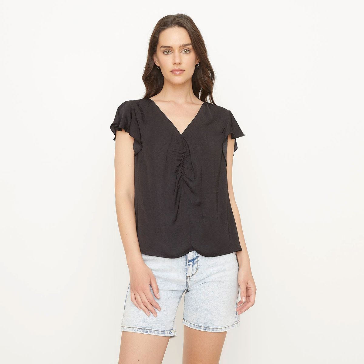 UNIVERSITY CLUB - Blusa Manga Corta Casual Mujer University Club