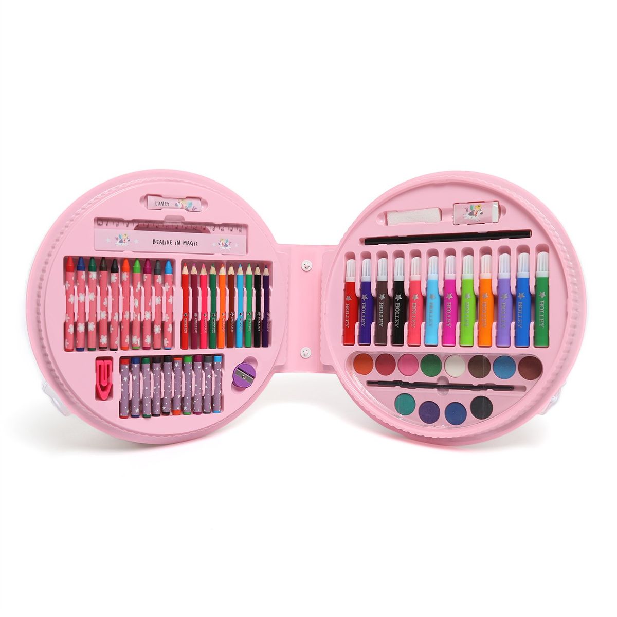 HOLLEY SKOOL - Set De Arte 80 Piezas Unicor Holley