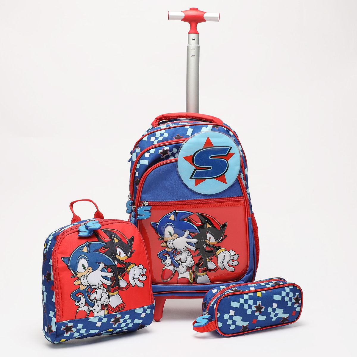 SONIC - Mochila Niño Pack x3 Sonic