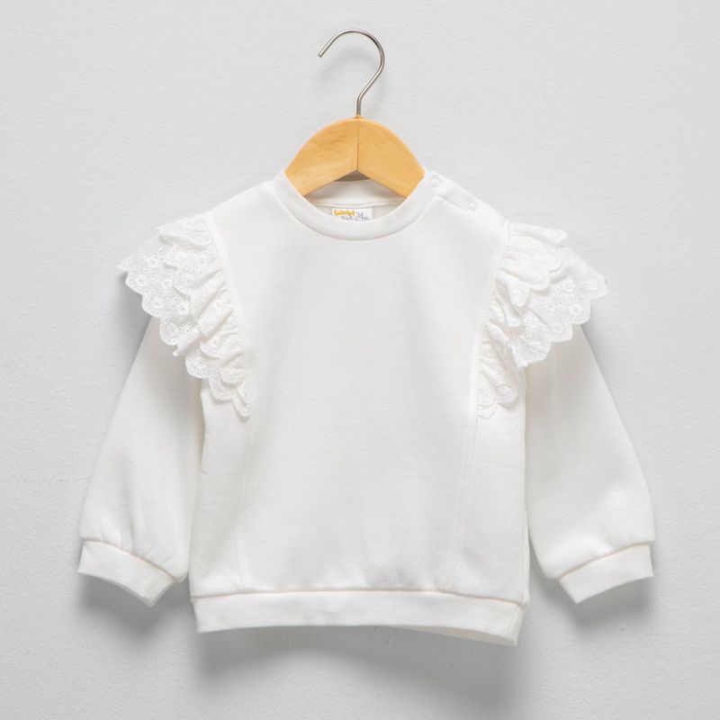 YAMP - Polera Yamp Casual Manga Larga Algodón Bebé Niña