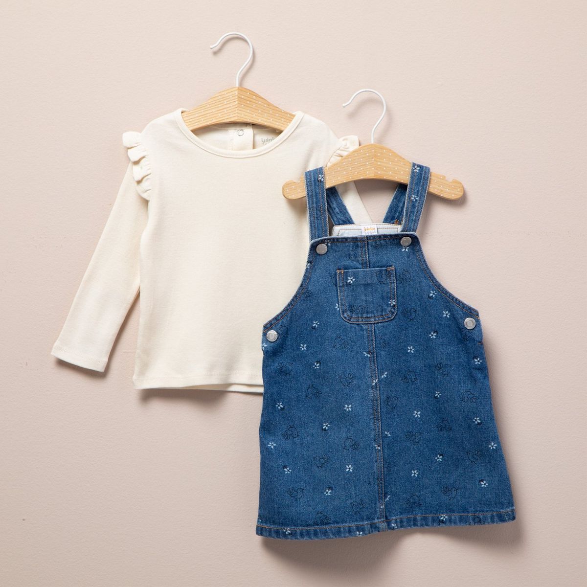 YAMP - Conjunto Bebé Niña Algodón Yamp