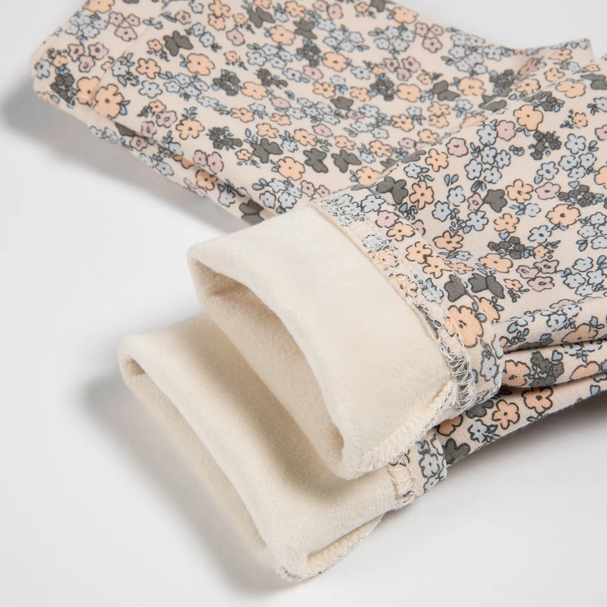 YAMP - Leggins Interior Plush Yamp Bebé Niña Diseño Flores