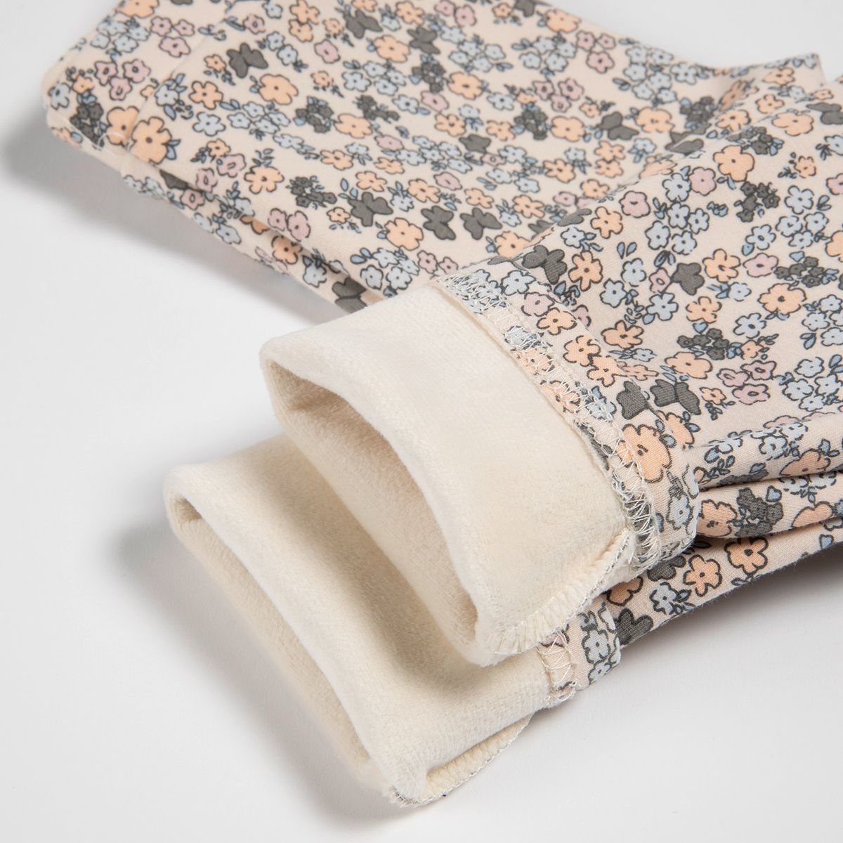 YAMP - Leggins Interior Plush Yamp Bebé Niña Diseño Flores