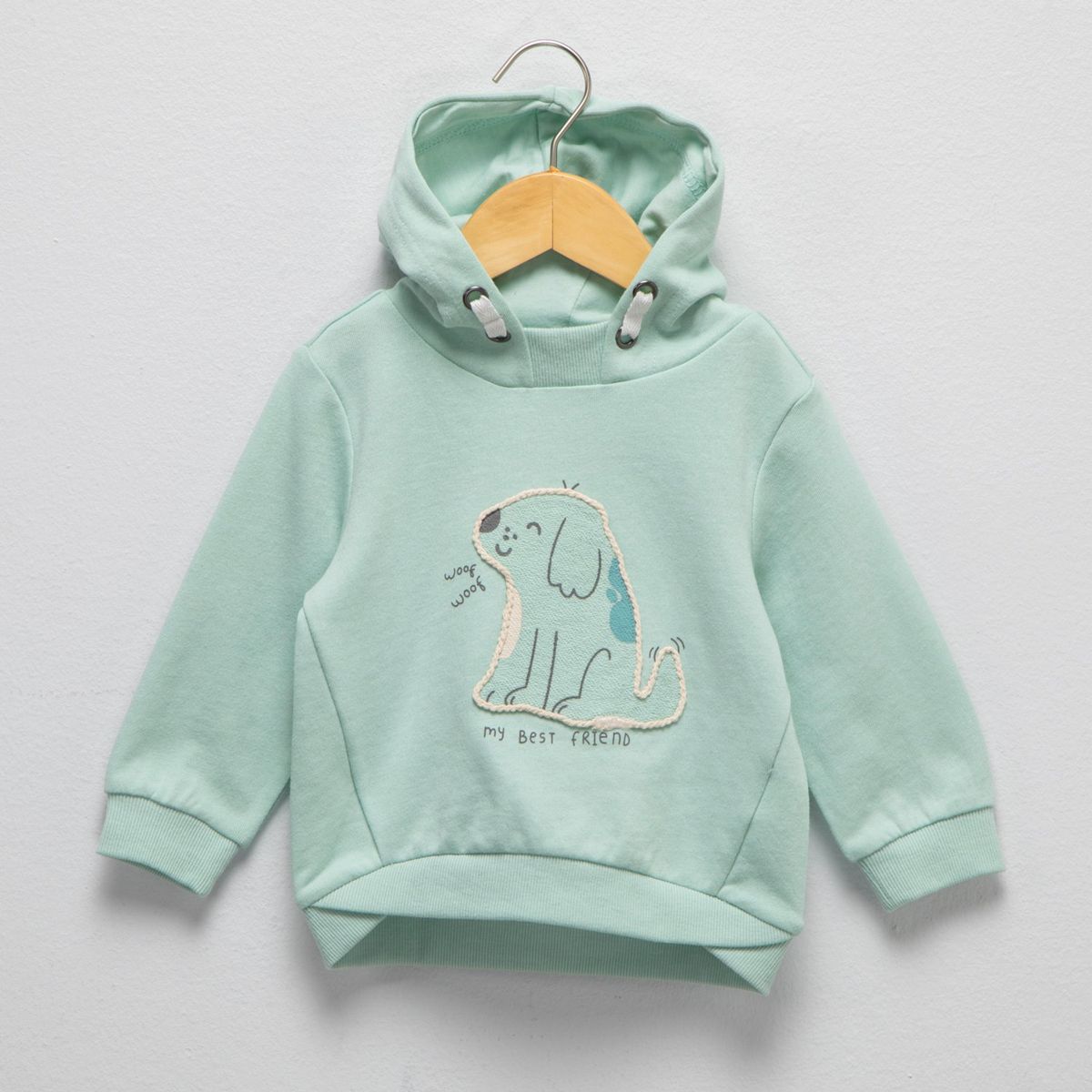 YAMP - Polera Casual con Gorro Yamp Bebé Niño Algodón