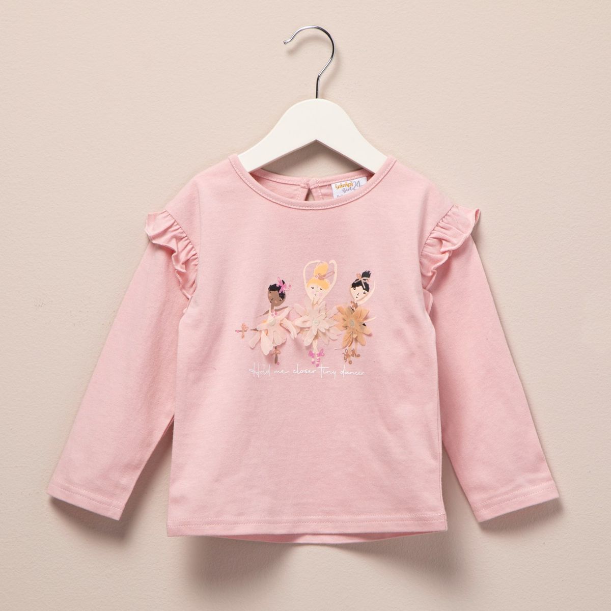 YAMP - Polo Manga Larga Algodón Bebé Niña Yamp Estampada