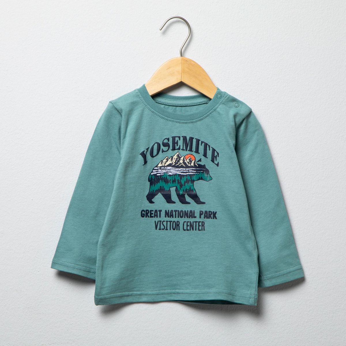 YAMP - Polo Yamp Manga Larga Estampada Bebé Niño Algodón